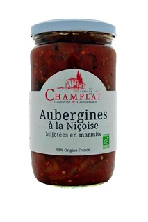 La Réserve de Champlat Aubergines cuisinées bio 650g - 6590